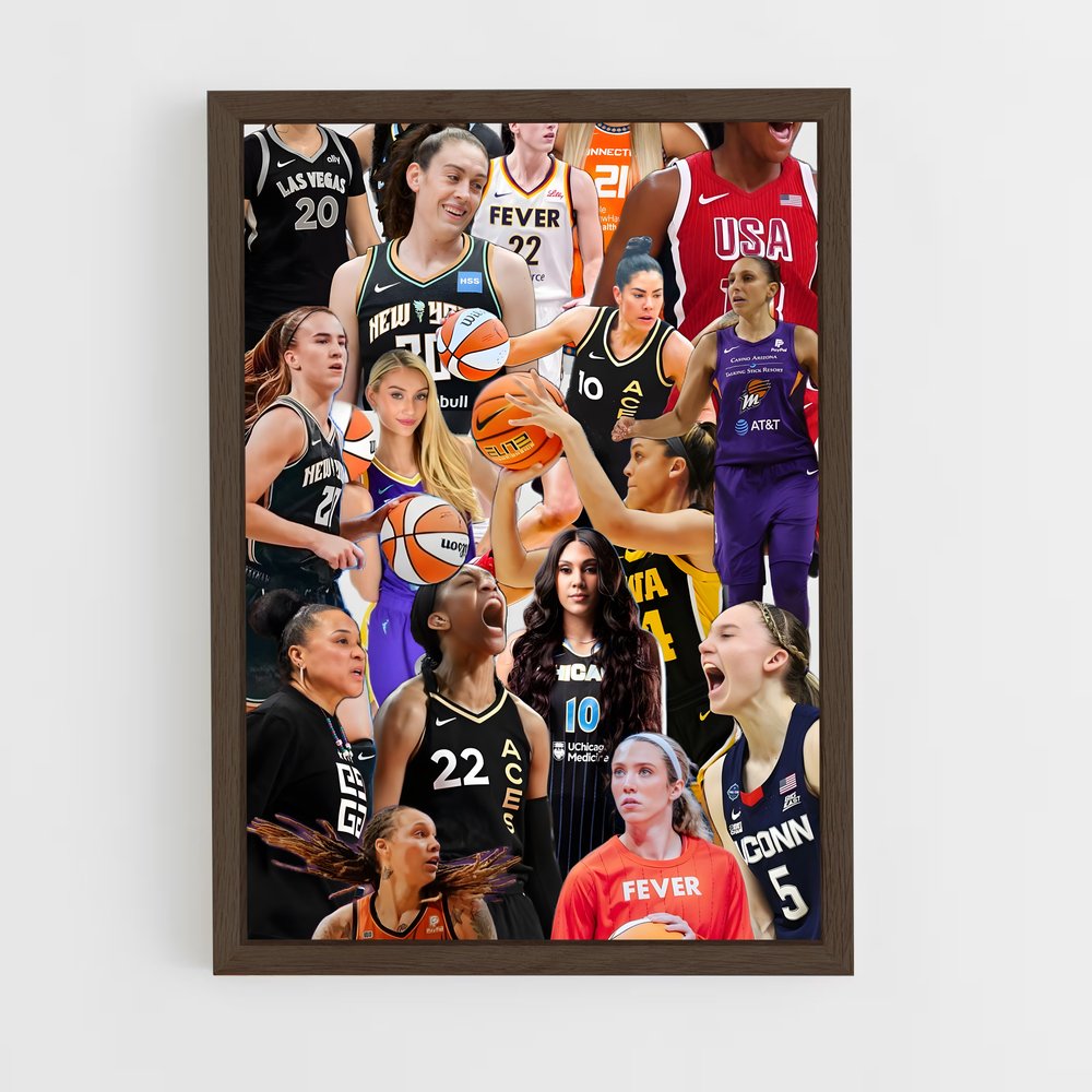 Poster Les Héroïnes du Basket – affiche Basketball (vue 5)
